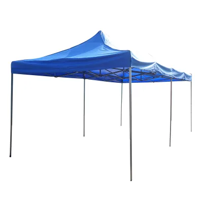 Gazebo padiglione 3x6 m blu, pieghevole, altezza regolabile Breckner Germany - immagine 3