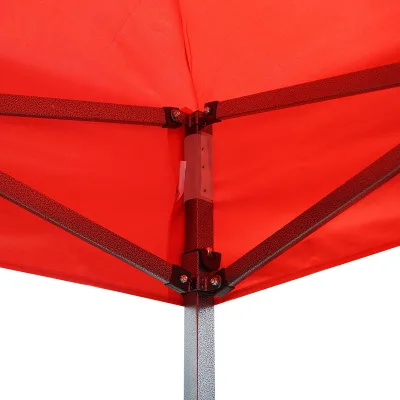 Gazebo rosso 2x2 m, altezza regolabile, pieghevole Breckner Germany - immagine 6