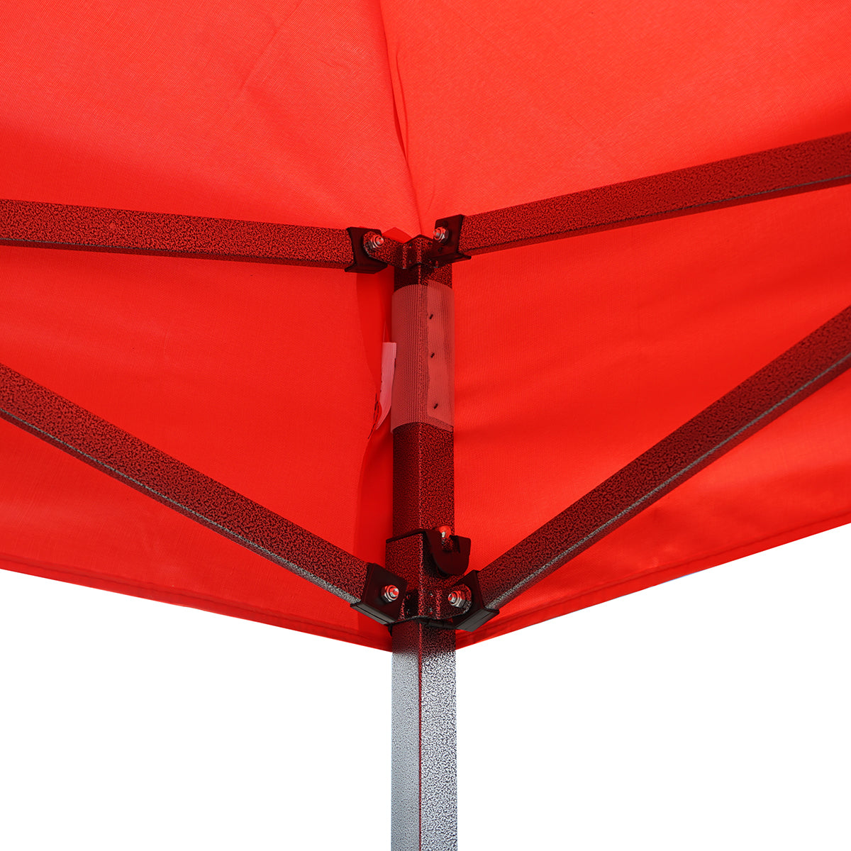 Gazebo rosso 2x2 m, altezza regolabile, pieghevole Breckner Germany - immagine 6