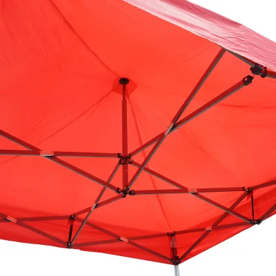 Gazebo rosso 2x2 m, altezza regolabile, pieghevole Breckner Germany - immagine 4