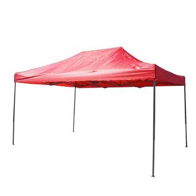 Gazebo rosso 3x4.5 m, altezza regolabile, pieghevole Breckner Germany - immagine 4
