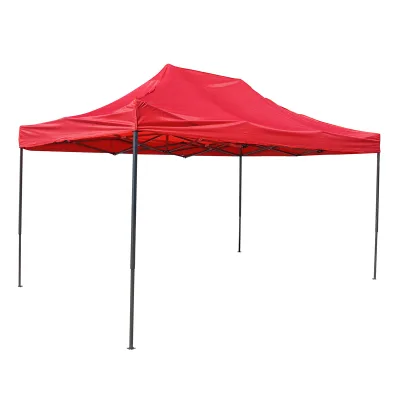 Gazebo rosso 3x4.5 m, altezza regolabile, pieghevole Breckner Germany - immagine 2
