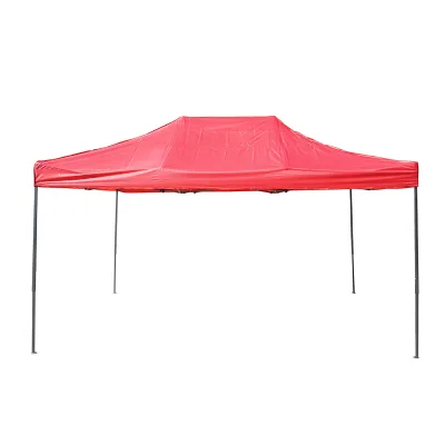 Gazebo rosso 3x4.5 m, altezza regolabile, pieghevole Breckner Germany