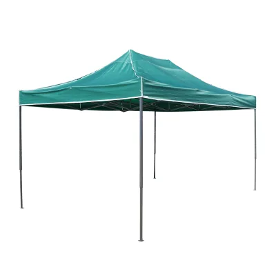Gazebo verde 3x4.5 m, altezza regolabile, pieghevole Breckner Germany - immagine 2