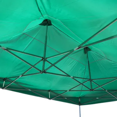 Gazebo verde 3x4.5 m, altezza regolabile, pieghevole Breckner Germany - immagine 5