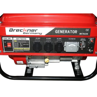 Generatore elettrico a benzina 1,8KW/220V, motore 7,5HP Breckner Germany - immagine 5