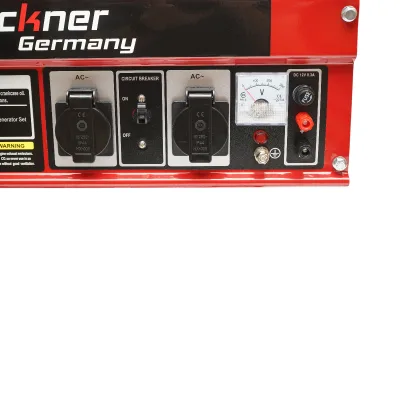 Generatore elettrico a benzina 2,5KW/220V, motore 7,5HP, avviamento manuale Breckner Germany - immagine 6
