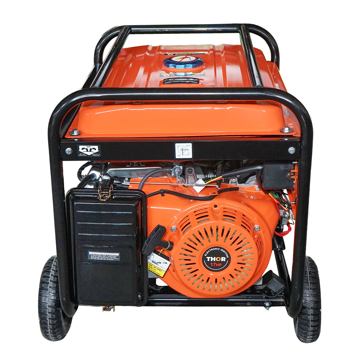 Generatore elettrico a benzina 220-380V 7,2KW 50Hz con avviamento elettrico/manuale THOR - immagine 3