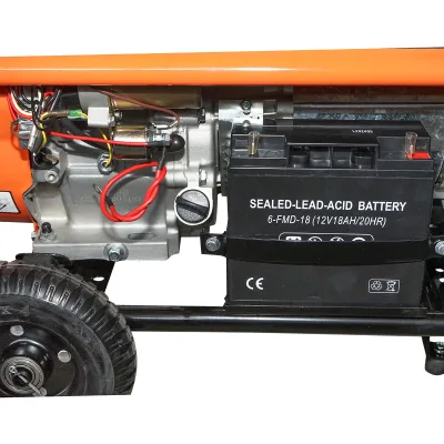 Generatore elettrico a benzina 220-380V 7,2KW 50Hz con avviamento elettrico/manuale THOR - immagine 5