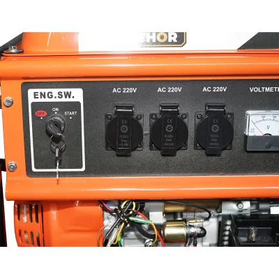 Generatore elettrico a benzina 220-380V 7,2KW 50Hz THOR - immagine 6