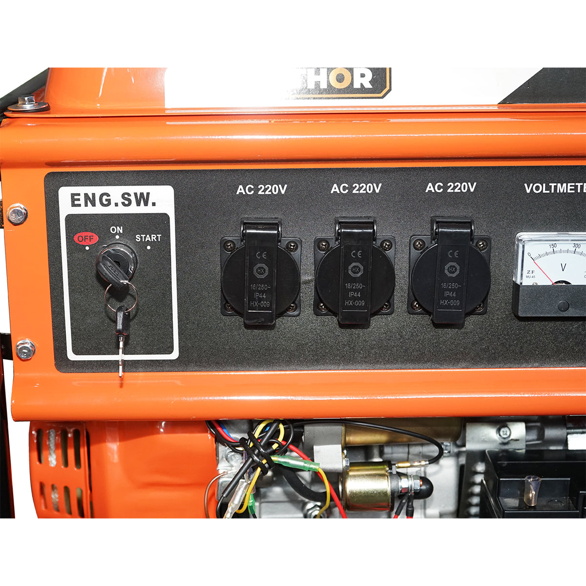 Generatore elettrico a benzina 220-380V 7,2KW 50Hz THOR - immagine 6