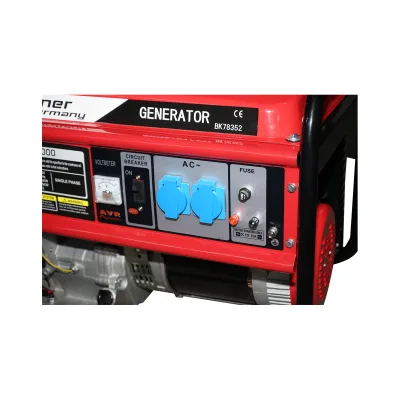 Generatore elettrico a benzina 220V 7,5KW 50Hz, 17HP avviamento a strappo Breckner Germany - immagine 5