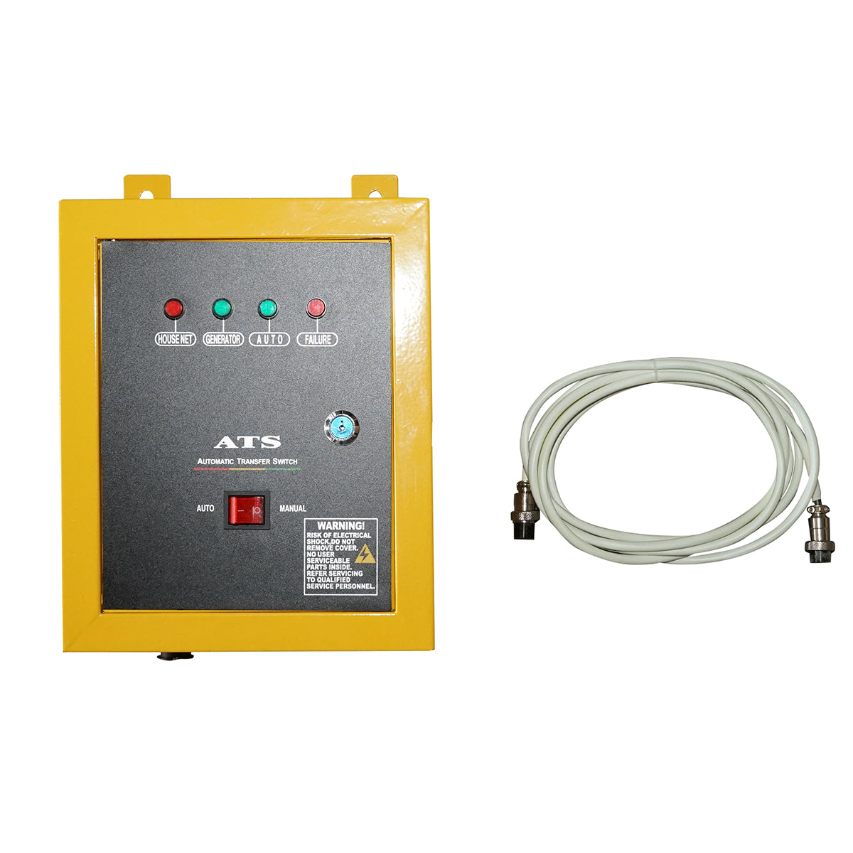 Generatore elettrico a benzina con ATS 7KW/220V, motore 18HP, avviamento elettrico/manuale Breckner Germany - immagine 6