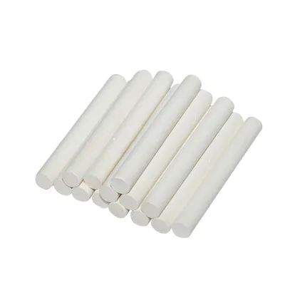 Gesso bianco rotondo 80x10mm, 100 pezzi/scatola - immagine 2