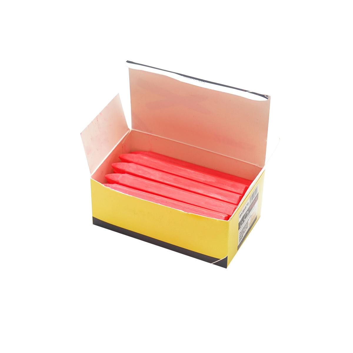 Gesso vulcanizzante rosso fluorescente 20 pz/scatola, marcature, industriale - immagine 2