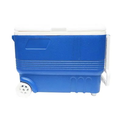 Ghiacciaia Portatile con Ruote, 45L, Blu, 610x330x440mm, Frigo portatile - immagine 4
