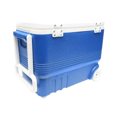 Ghiacciaia Portatile con Ruote, 45L, Blu, 610x330x440mm, Frigo portatile - immagine 6