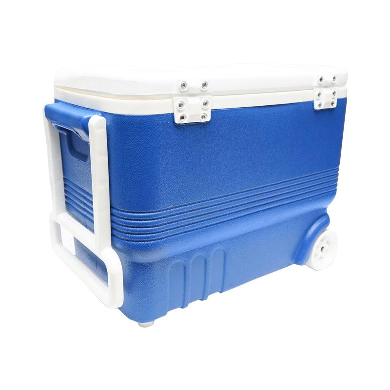 Ghiacciaia Portatile con Ruote, 45L, Blu, 610x330x440mm, Frigo portatile - immagine 6
