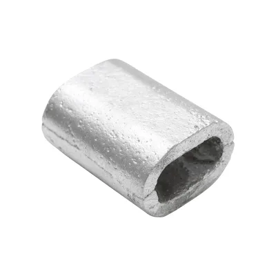 Ghiera in alluminio / boccola a pressione per cavo del verricello da 16 mm - immagine 2