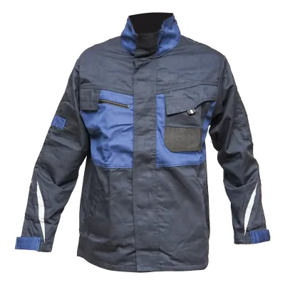Giacca da lavoro in poliestere e cotone, blu navy, taglia S Breckner Germany
