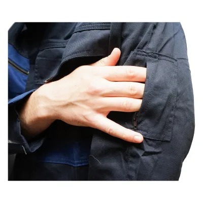 Giacca da lavoro in poliestere e cotone, blu navy, taglia S Breckner Germany - immagine 6