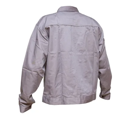 Giacca da lavoro in poliestere e cotone, grigia/arancione, taglia 50, 235 g/m² Breckner Germany. - immagine 4