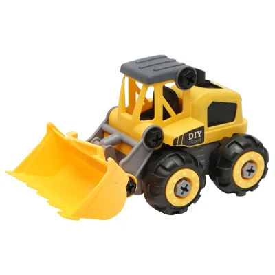 Giocattolo tipo Montessori, bulldozer per bambini +3 anni - immagine 5