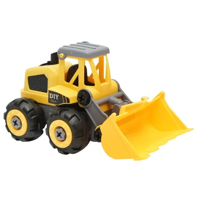 Giocattolo tipo Montessori, bulldozer per bambini +3 anni - immagine 4