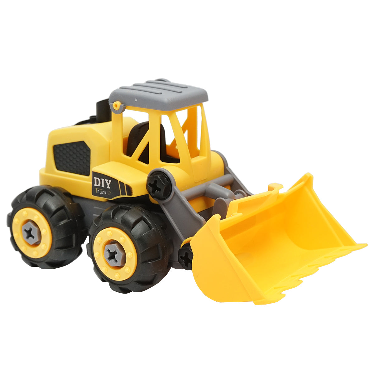 Giocattolo tipo Montessori, bulldozer per bambini +3 anni - immagine 4