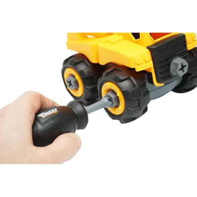 Giocattolo tipo Montessori, camion per bambini +3 anni - immagine 6