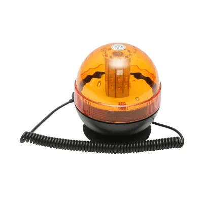Girofaro LED 12–24V – 3 modalità – base magnetica – IP65 - immagine 2