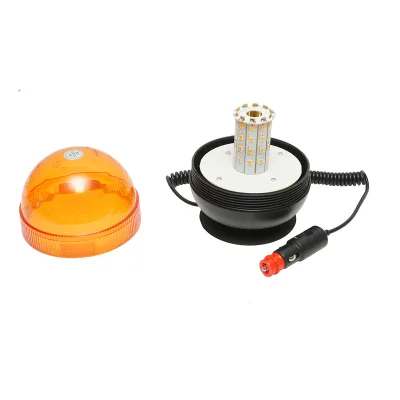Girofaro LED 12–24V – 3 modalità – base magnetica – IP65 - immagine 3
