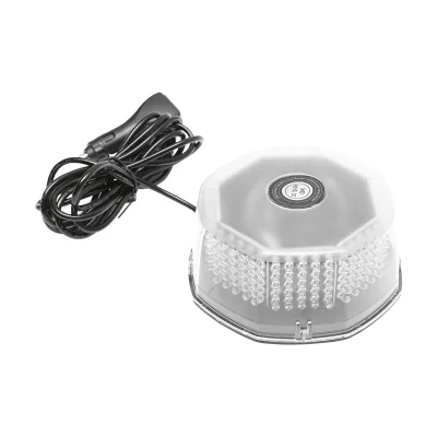 Girofaro LED rotondo con 240 LED – luce gialla, base magnetica, interruttore ON/OFF – 12V/24V Breckner Germany - immagine 3