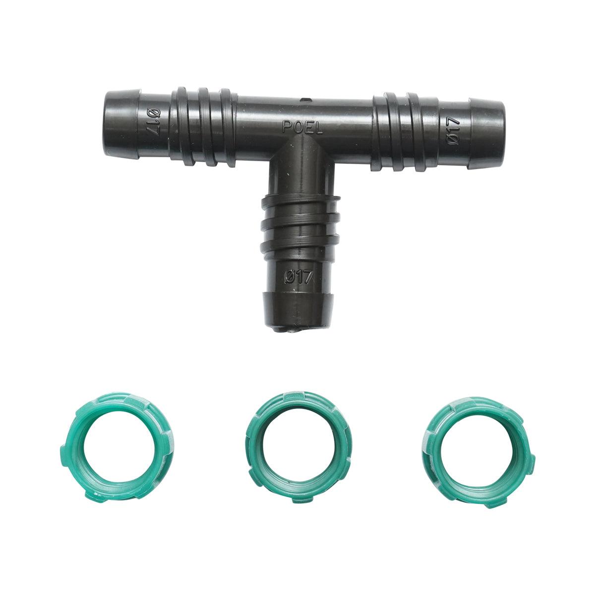 Giunto a ''T'' per Sistema di irrigazione 17X17X17mm. Connettore a T per Irrigazione - immagine 4