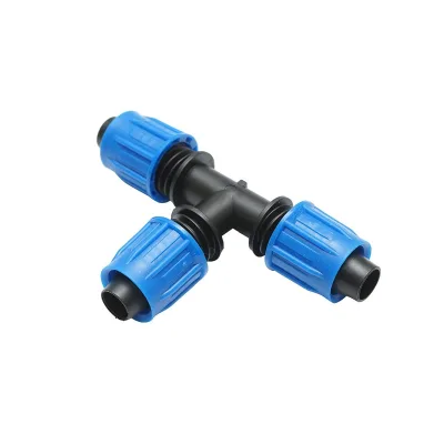 Giunto a ''T'' per Sistema di irrigazione a Goccia 16X16X16mm. Giunto a Compressione per nastro irrigazione a Goccia - immagine 2