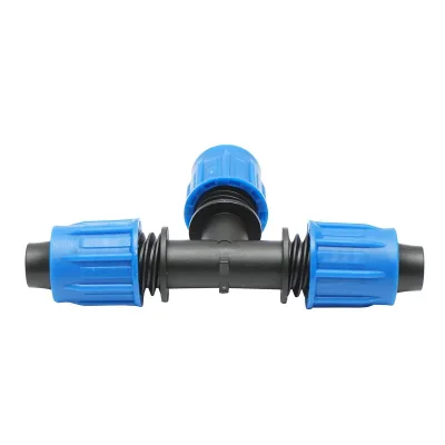 Giunto a ''T'' per Sistema di irrigazione a Goccia 16X16X16mm. Giunto a Compressione per nastro irrigazione a Goccia - immagine 3