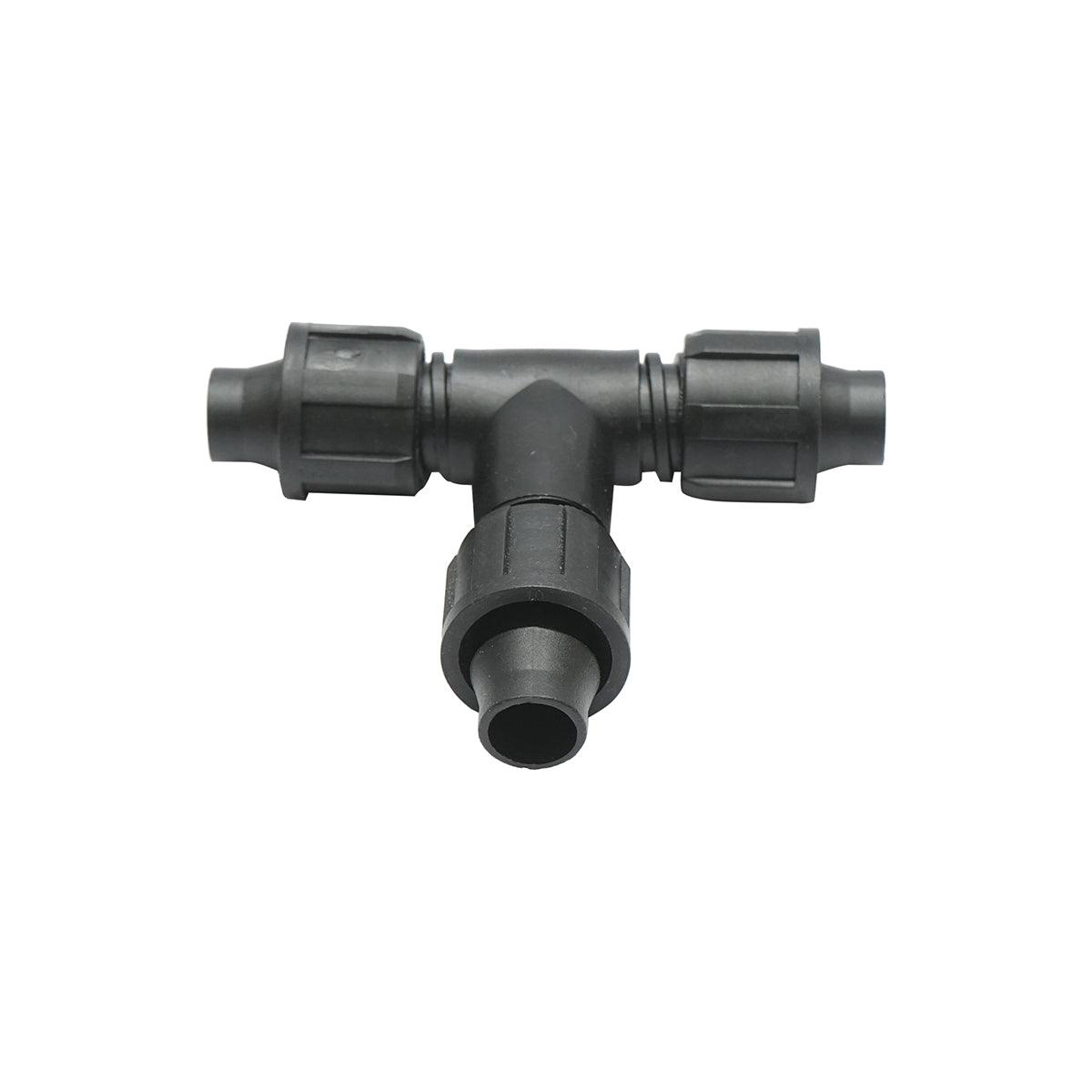 Giunto a ''T'' per Sistema di irrigazione a Goccia 17X17X17mm. Giunto a "T" a Compressione per tubo/nastro irrigazione a Goccia - immagine 2