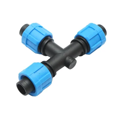Giunto a ''T'' per Sistema di irrigazione a Goccia 17X17X17mm. Giunto a Compressione per nastro irrigazione a Goccia - immagine 3