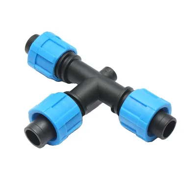 Giunto a ''T'' per Sistema di irrigazione a Goccia 17X17X17mm. Giunto a Compressione per nastro irrigazione a Goccia - immagine 2