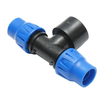 Giunto a ''T'' per Sistema di irrigazione a Goccia PN10-20mm X 3/4" X 20mm Giunto a Compressione per nastro irrigazione a Goccia - immagine 3