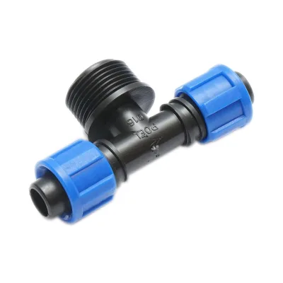 Giunto a ''T'' per Sistema di irrigazione a Goccia PN6-3/4" X 16mm X 3/4" Giunto a Compressione per nastro irrigazione a Goccia - immagine 3