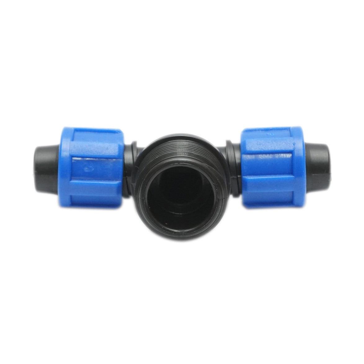 Giunto a ''T'' per Sistema di irrigazione a Goccia PN6-3/4" X 16mm X 3/4" Giunto a Compressione per nastro irrigazione a Goccia - immagine 4