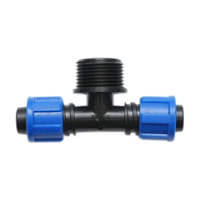 Giunto a ''T'' per Sistema di irrigazione a Goccia PN6-3/4" X 16mm X 3/4" Giunto a Compressione per nastro irrigazione a Goccia - immagine 2