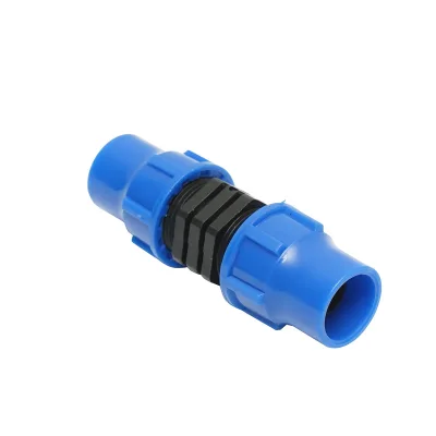 Giunto di collegamento uguale per tubo di gocciolamento D20x20mm per sistemi di irrigazione - immagine 3