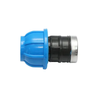 Giunto di compressione con filettatura interna D20mmx 1-1/2 pollice, PN16, per sistemi di irrigazione