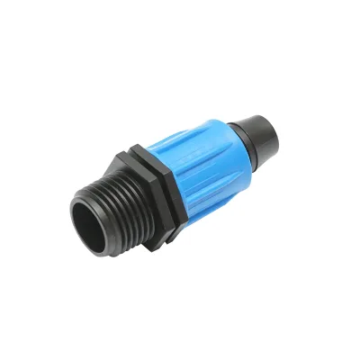 Giunto per collegamento di tubo di gocciolamento D16mmx1/2 pollice con filettatura esterna per sistemi di irrigazione - immagine 3