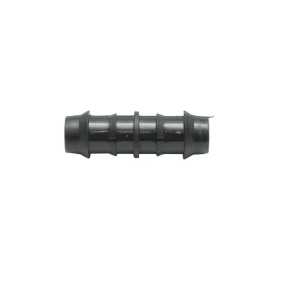 Giunto per tubo di gocciolamento D20x20mm per sistemi di irrigazione.
