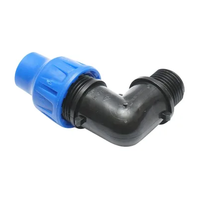 Gomito Compressione 16mm X 1/2" per sistemi di irrigazione Raccordo/Giunto Maschio 16mm X 1/2" Raccordo Compressione Manicotto Raccordo Compressione Tubo irrigazione - immagine 4