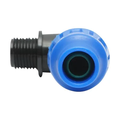 Gomito Compressione 16mm X 1/2" per sistemi di irrigazione Raccordo/Giunto Maschio 16mm X 1/2" Raccordo Compressione Manicotto Raccordo Compressione Tubo irrigazione - immagine 3