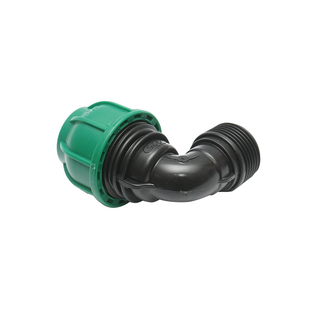 Gomito Compressione 25mm X 1" per sistemi di irrigazione Raccordo/Giunto Maschio 25mm X 1" Raccordo Compressione Manicotto Raccordo Compressione Tubo irrigazione - immagine 3
